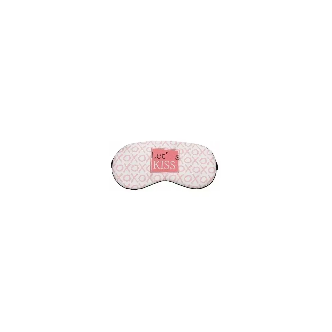 Masca de dormit, 18.5 x 9 cm, Gonga® Roz/Transparent - 