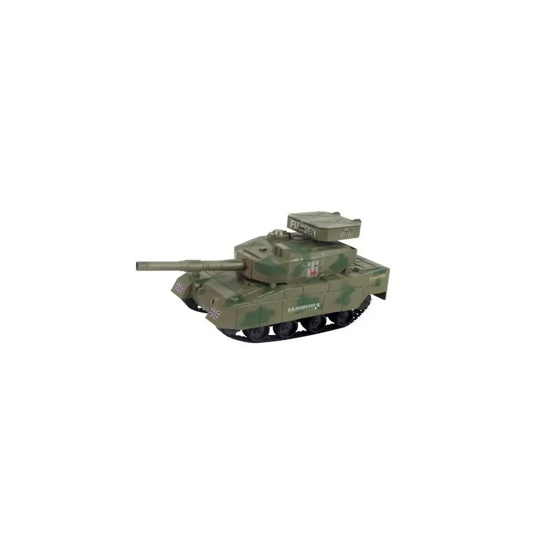 Jucarie tanc militar cu bile si telecomanda, 25 cm, verde, Gonga® - 