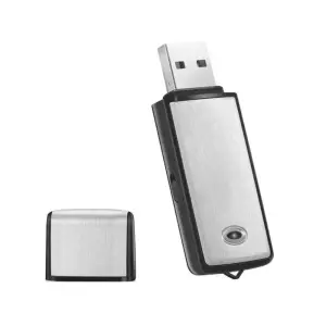 Mini reportofon in forma de stick USB, 8 GB, negru - 