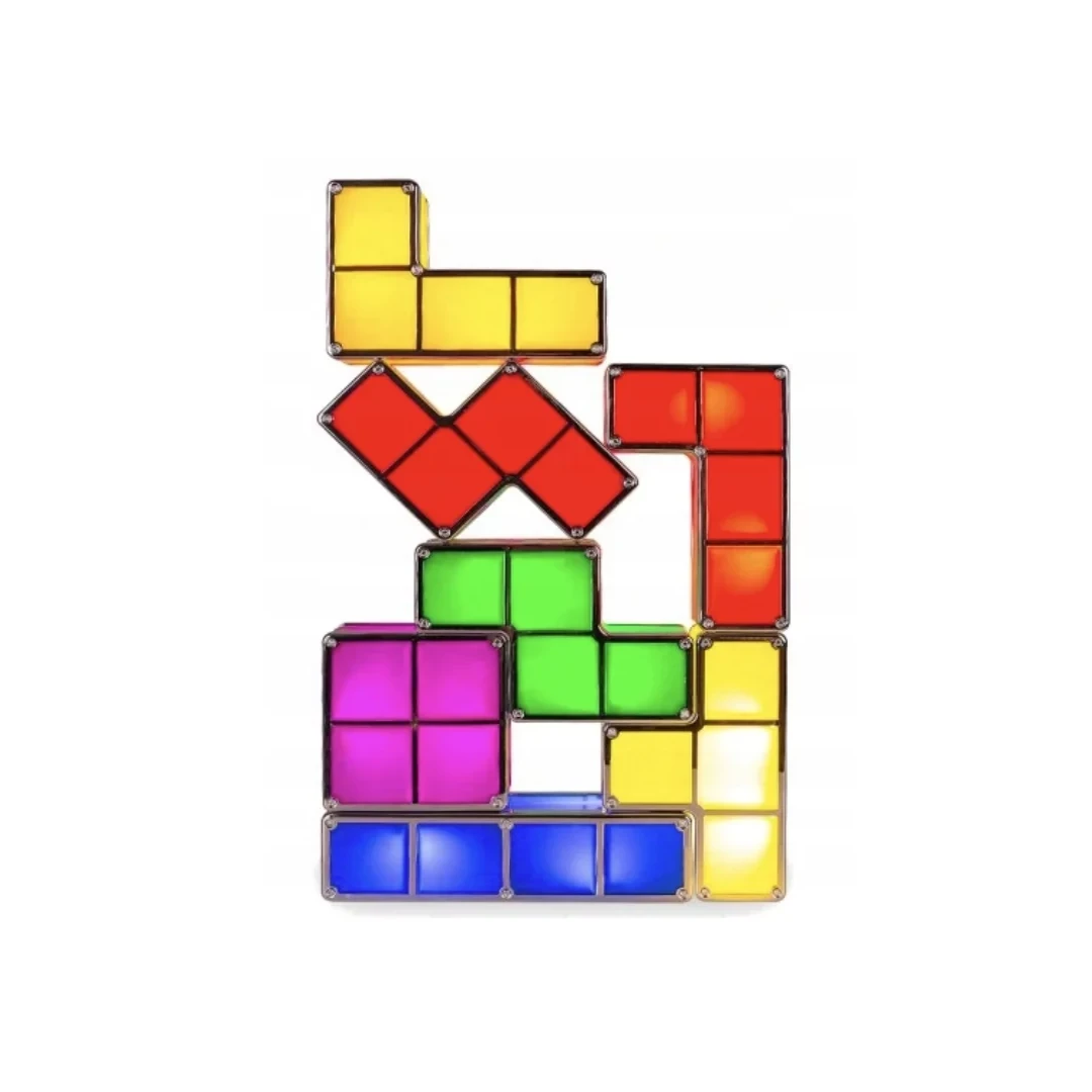 Lampa de veghe model Tetris, modulara, Gonga® Multicolor - 