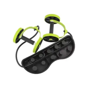 Dispozitiv de antrenament muscular cu gantere din cauciuc, Gonga® Verde - 