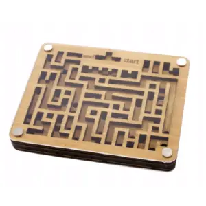 Jucarie model labirint din lemn, tip arcade, Gonga® Maro - 