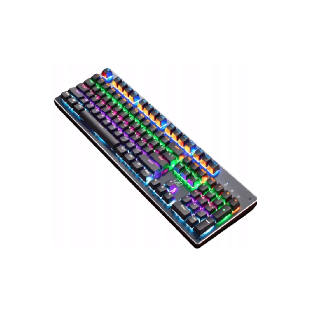 Tastatură mecanică, joc de lumini, RGB, Gonga® Negru - Achizitioneaza tastatura de gaming, mecanica, RGB pentru calculator. Nu rata ultimele oferte!