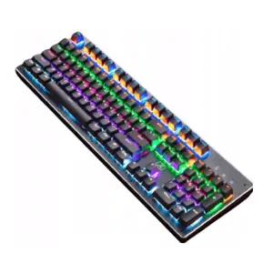 Tastatură mecanică, joc de lumini, RGB, Gonga® Negru - Achizitioneaza tastatura de gaming, mecanica, RGB pentru calculator. Nu rata ultimele oferte!