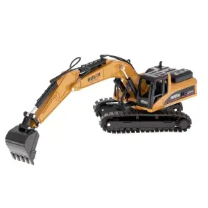 Excavator HULNA, 12 x 7 x 16cm, 1:50, metal/plastic, Gonga® Galben - 