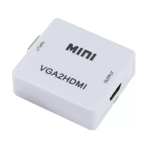 Convertor de imagine și sunet de la VGA la HDMI Alb - 