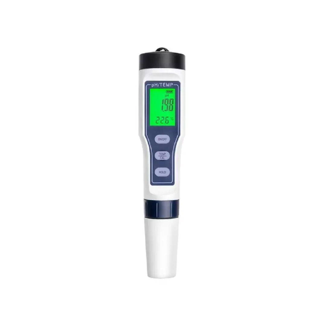 Tester 2in1, pH-ul apei și temperatura acesteia intre 0,19 ° si 60 °, Gonga® Alb - 