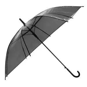 Umbrela transparenta, rezistenta la vant, Gonga® Negru - 