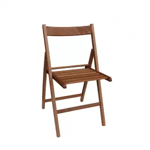 Scaun pliant Happy Nuc - Alege din oferta noastra mobilier scaun pliant pentru bucatarie, L43xA45xi45/78cm, culoare nuc. Avem super oferte, nu rata