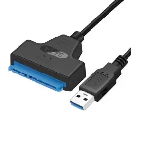Adaptor cu cablu USB 3.0 - SATA3 pentru HDD 2,5" - <p> Adaptor pentru conectori USB 3.0, pentru conectarea cu hard disk-uri SATA 3.0,se poate conecta si cu hard disk-uri HDD   de 2,5" (nicidecum de 3,5"). Sunt suportate si versiunile mai vechi de porturi, USB 2.0 si 1.1. Interfata USB 3.0 are un   randament maxim de pana la 5 Gb/s si serveste pentru transferul si backup-ul foarte rapid de date.</p>
