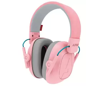Casti antifonice pliabile pentru copii 5-16 ani, ofera protectie auditiva, SNR 25, roz, ALPINE Muffy Kids Pink ALP26481 - 