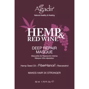 Plic Masca Reparatoare Hemp&Red Wine Agadir 52 ml - 