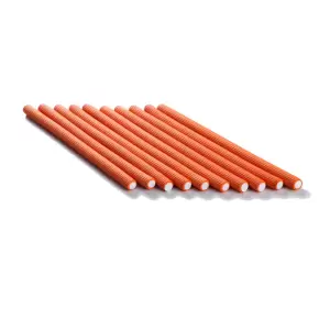 Bigudiuri flexibile portocalii 1.2*23cm Ihair Keratin 10 buc - 