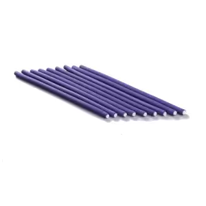Bigudiuri flexibile violet 0.8*23cm Ihair Keratin 10 buc - 