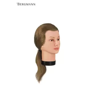 Manechin profesional Bergmann 100 % par natural UMAN Teeny Blond  35 cm cod.091013 - 