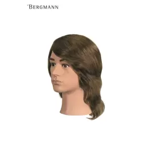 Manechin profesional Bergmann 100 % par natural UMAN Boy fara barba  20 cm cod.094001 - 