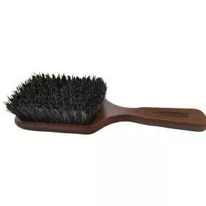 Perie profesionala din lemn cu par de mistret pentru barber/frizer/salon/coafor cod.496 - 