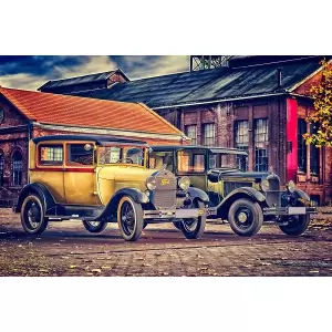 Tablou Canvas,Old car Ford, 60 x 40 cm, Rama lemn, Multicolor - <p>Tablou Canvas,Old car Ford, 60 x 40 cm, Rama lemn, Multicolor</p>