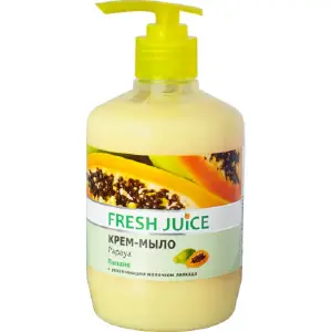 Sapun lichid cremos cu ulei de avocado si extract de papaya, Fresh Juice, 460 ml - 