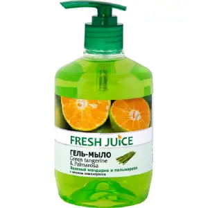 Sapun lichid cu portocal verde si lemongrass, 460 ml, Fresh Juice - 