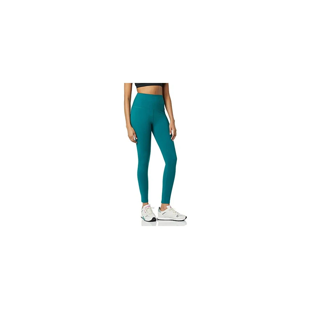 Colanti Core10 confortabili cu talie intalnta pentru femei , lungime intreaga 68.6 cm , marime xxl , culoare verde - 