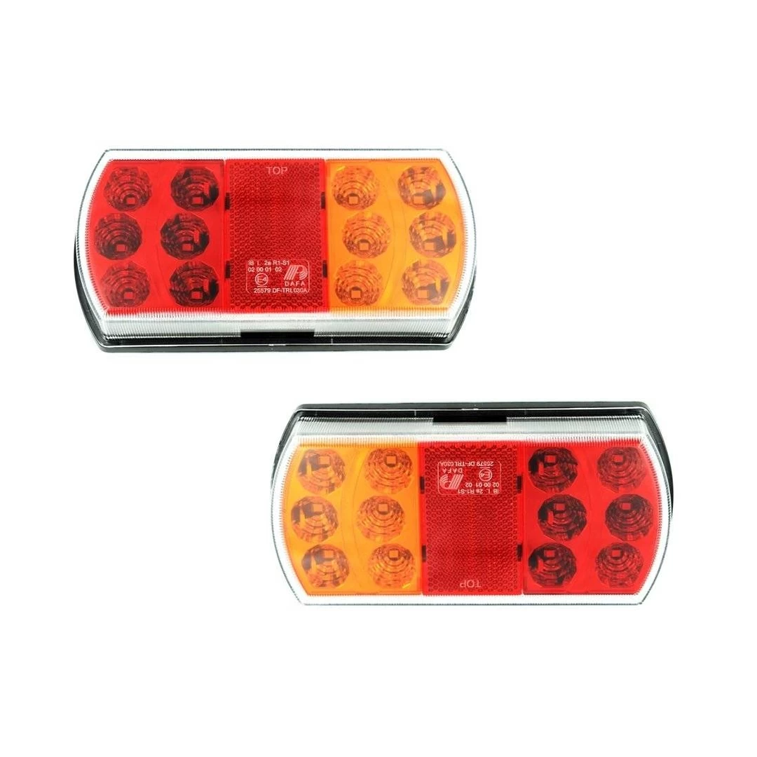 Lampa stop LED SMD stanga si dreapta camion duba remorca tractor 16,5x8 ® ALM - 
