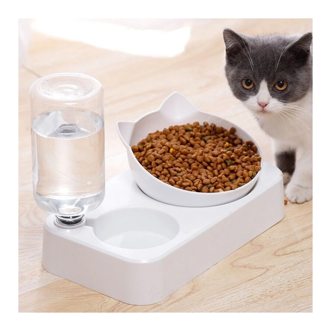 Vas pentru alimente cu distribuitor apa pentru pisici, 2in1 AG684A - 