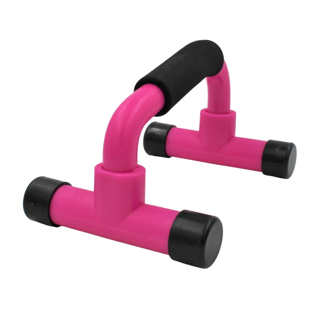 Set suport mânere push-up culoarea roz - 