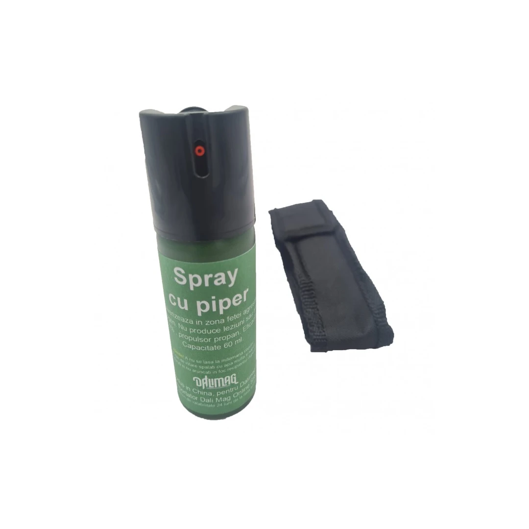 Spray Piper Lacrimogen Paralizant  Dalimag , 60 ml, Husa - 