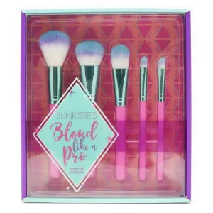 Set 5 pensule machiaj Sunkissed Blend Like A Pro Makeup Brushes - 