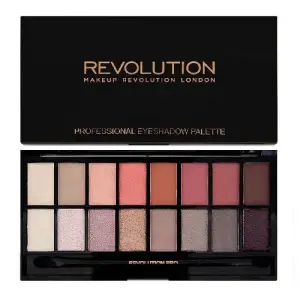Paleta farduri de ochi Makeup Revolution New-Trals vs Neutrals, 16 Culori - 