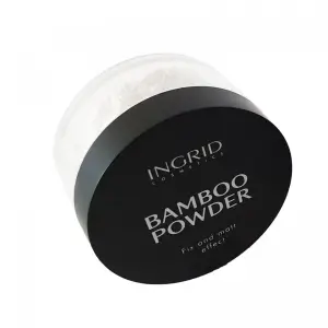 Pudra de fata translucenta Ingrid Bamboo Powder Fix&Matt Effect - 