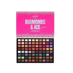 Paleta de farduri, NYX, Diamonds Ice, 80 culori - 