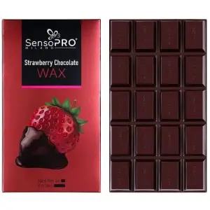 Ceara epilat elastica, SensoPro, Wax Chocolate, Capsuni, 400 g - 