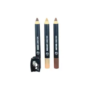 Set 3 creioane pentru contur si iluminare, W7, Face Shaping Contoux Stix, ascutitoare inclusa - 