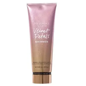 Lotiune de corp parfumata si stralucitoare, Victoria's Secret Velvet Petals Shimmer, Blooms & Almond, 236 ml - 