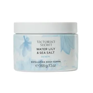 Exfoliant pentru corp, Victoria's Secret, Water Lily Sea Salt, Renew Scrub, 368 g - 