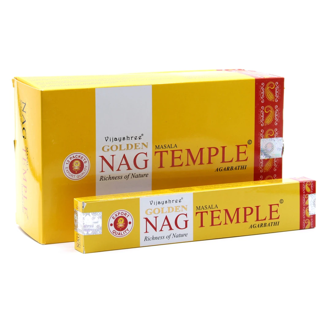 Bețișoare Parfumate Golden Nag - Temple - 
