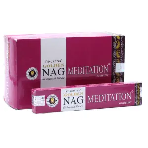 Bețișoare Parfumate Golden Nag - Meditation - 