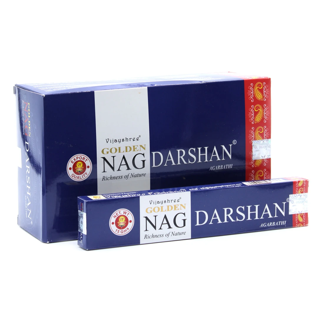 Bețișoare Parfumate Golden Nag - Darshan - 