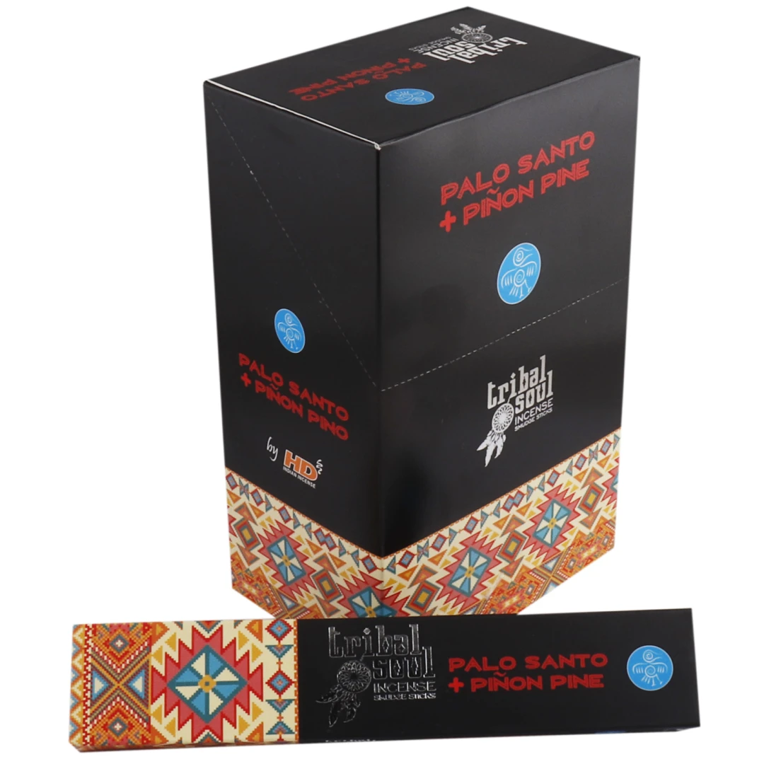 Bețișoare Parfumate Tribal - Palo Santo & Rășină de Pin Pinon - 