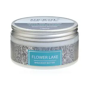 Unt de Corp cu Shea - Flower Lake cu Aromă de Trandafiri Bulgari, Violete, Vanilie și Mușchi Albi, 180g - 