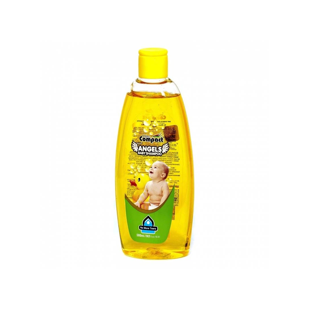 Sampon de copii fara lacrimi Ultra Compact Angels Baby Shampoo, 500 ml - 