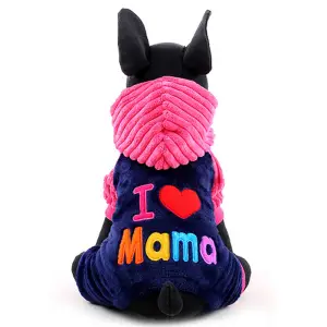 Bluza I Love Mama, calduroasa, pufoasa XL Roz - 