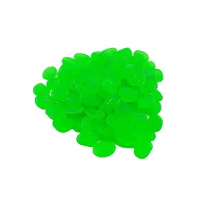 Set 100 pietre decorative fluorescente, culoare Verde, AVX-AG653B - 