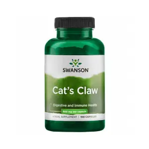 Swanson Cat's Claw (Gheara matei) 500 mg - 100 Capsule - 