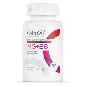 OstroVit Mg + B6, Magneziu + Vitamina B6, 90 Tablete - 