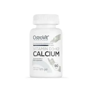 OstroVit Vitamina D3 + K2 + Calciu 90 Tablete - 
