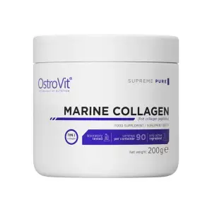 OstroVit Marine Collagen, peptide colagen marin din peste, pudra, 200 grame - 