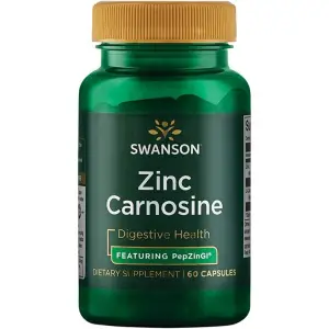 Swanson Zinc Carnosine (PepZin GI), 8 mg 60 Capsule - 